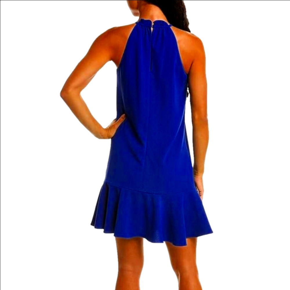 Greylin Eegant Blue Halter Dress